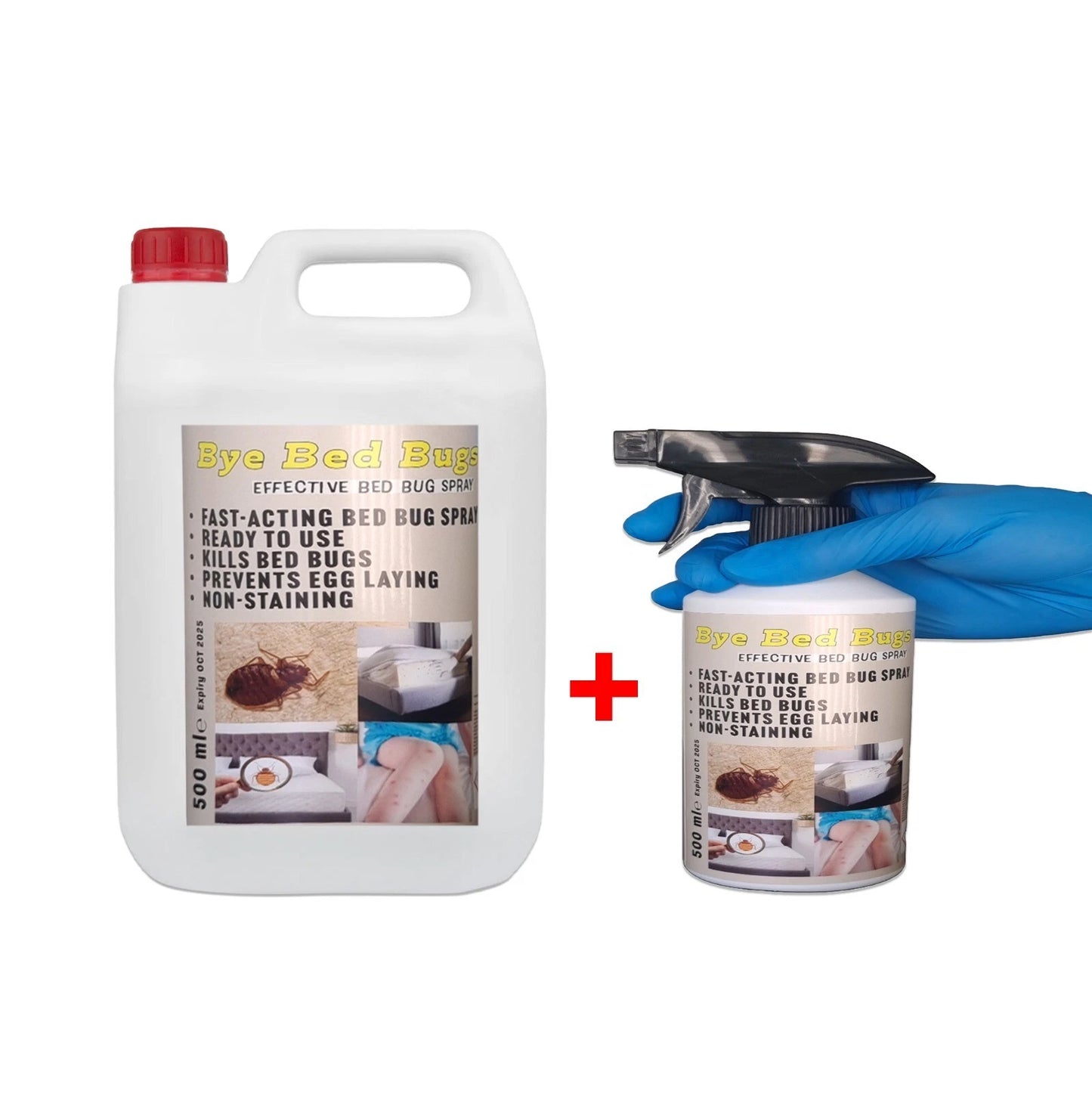 Batuutah Bed Bug Spray - 5L + 500ml Non-Staining Long-Lasting Treatment