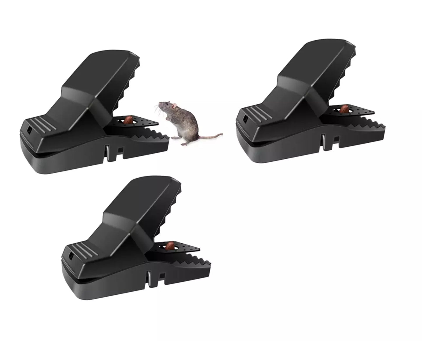 Batuutah 21cm XXL Rat Traps Trap Catcher 3 Pack