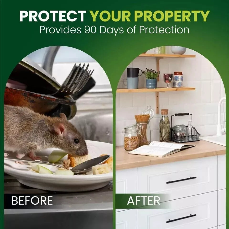 Batuutah 2 Pack Mouse Rodent Repellent Peppermint B