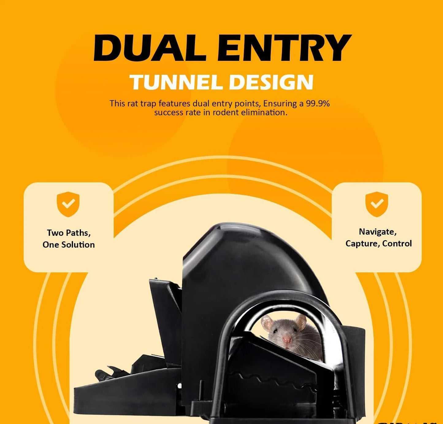 Batuutah Tunnel Design rodents Trap