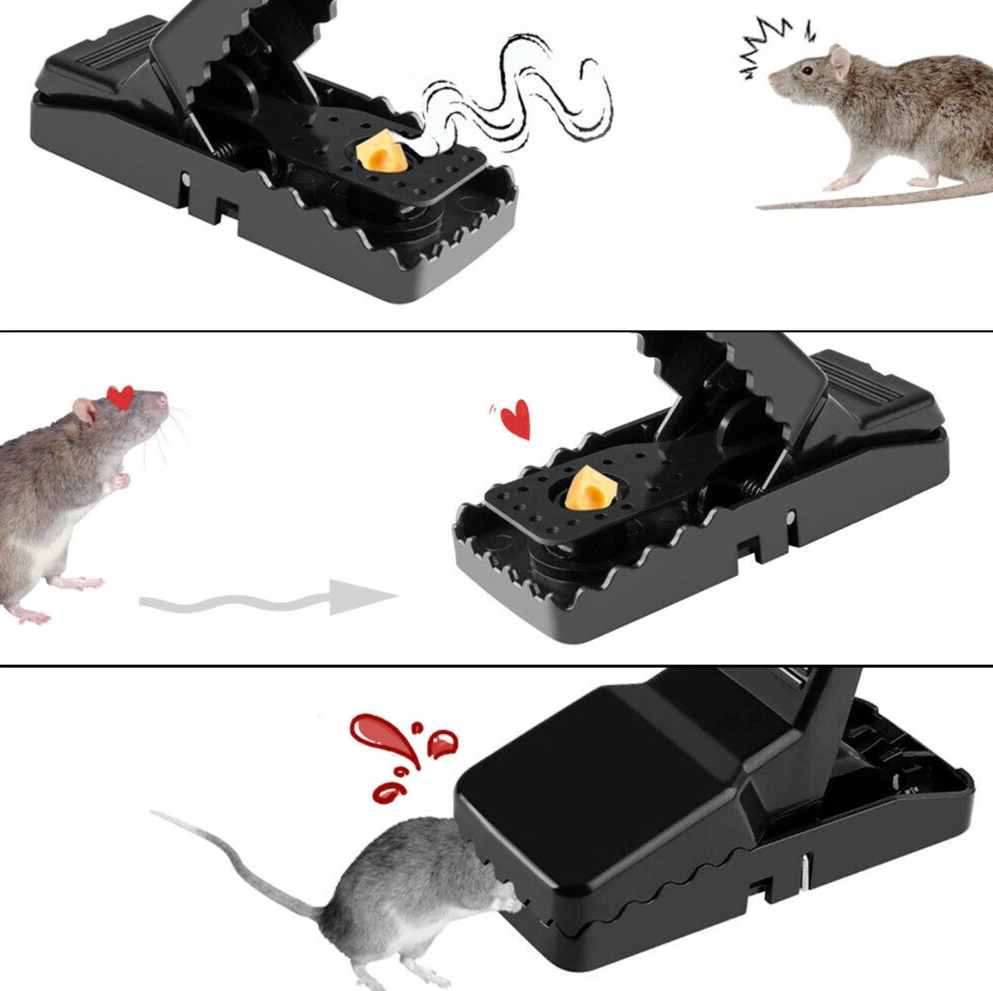 Batuutah 14cm long and 7.3cm wide Big Rodent Trap Catcher