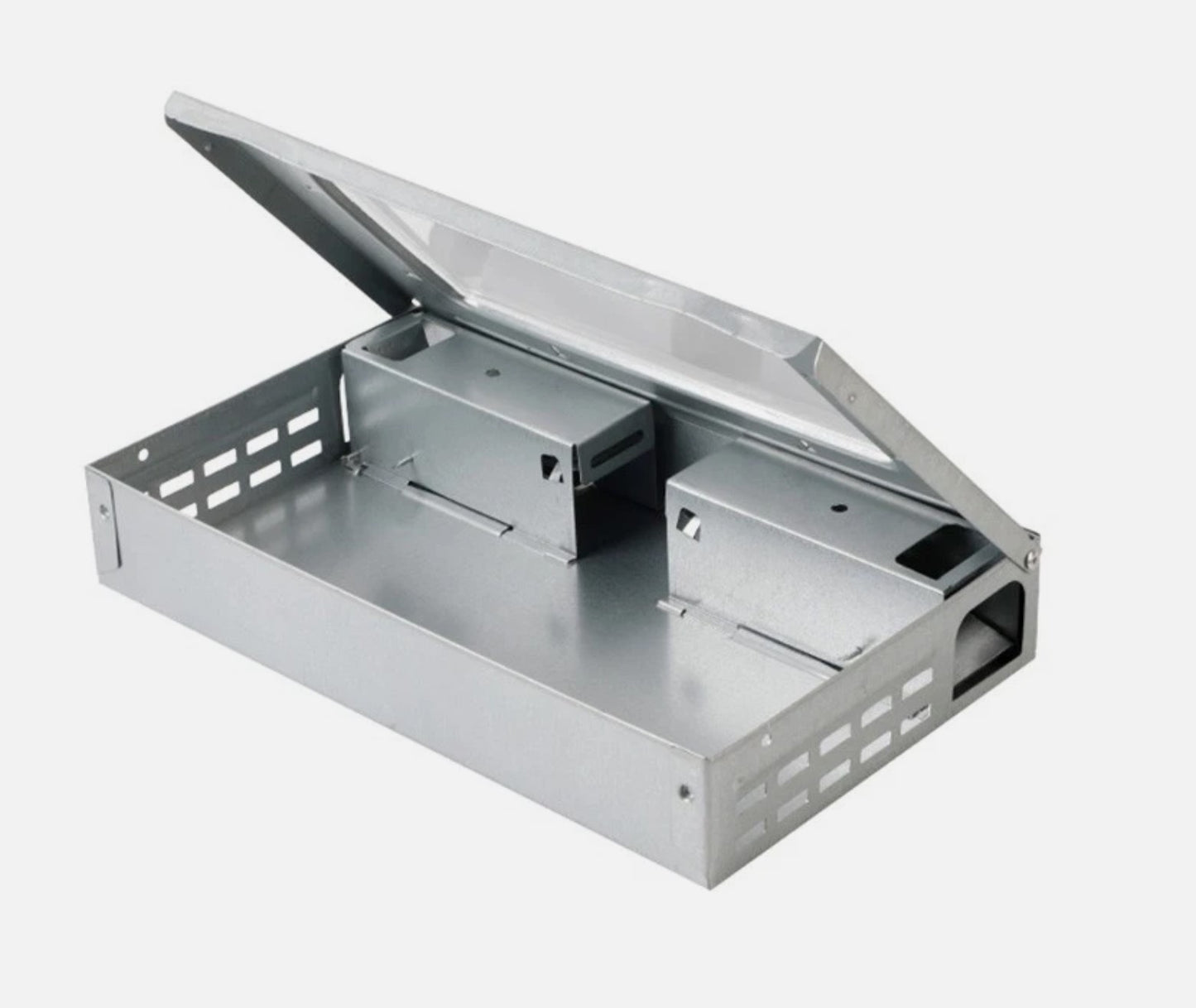 Humane Metal Mice Mouse Bait Station 2 Pack With Clear Window High-quality