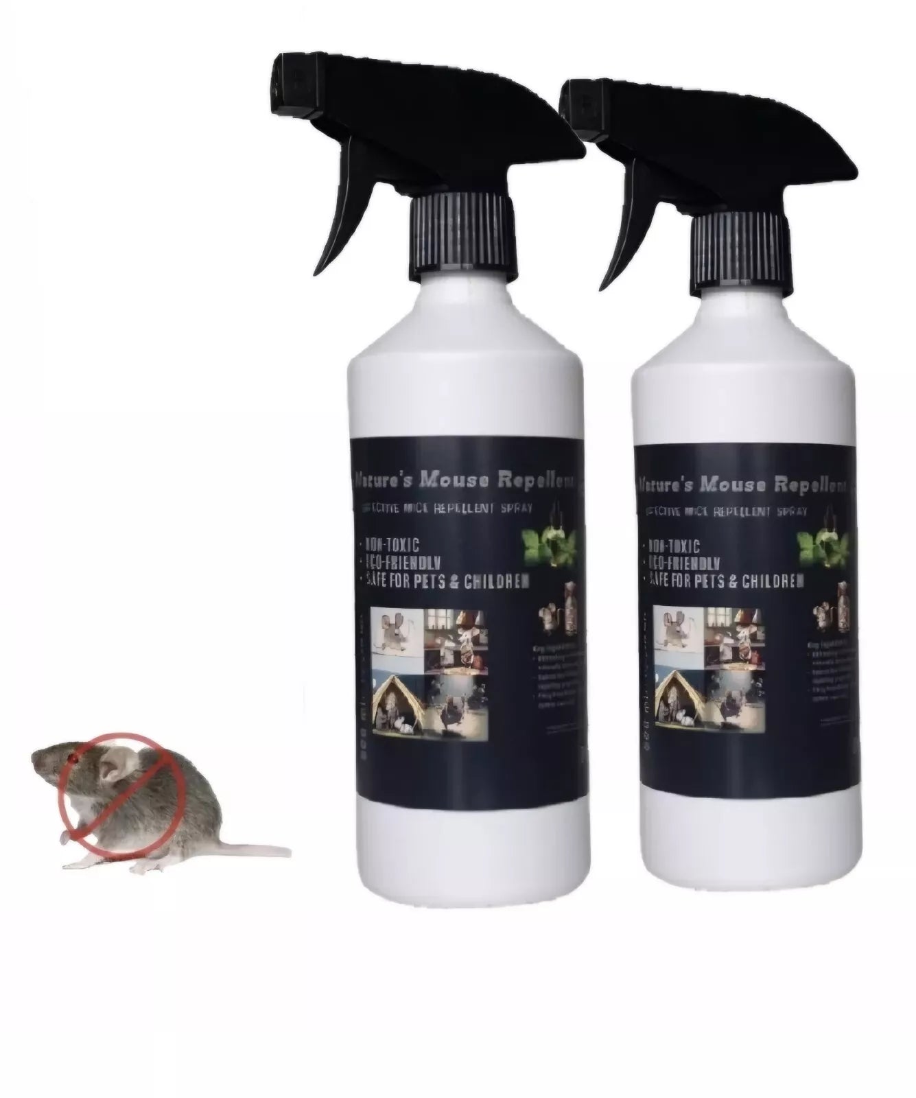 Batuutah  2x 500ml Rat & Mouse Repellent Spray