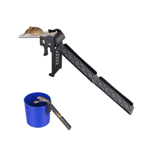 1pc Humane Reusable Mouse Trap Automatic Reset & Tilting Tripod Design